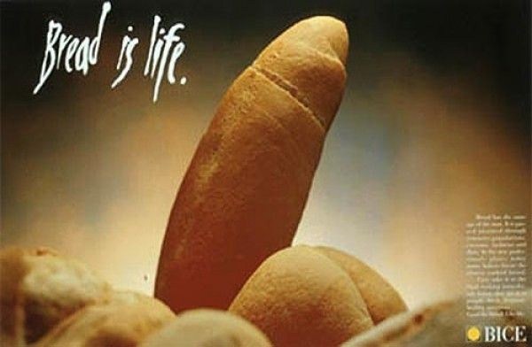 Yes…. this is an ad for toilet paper. Bread is so SO Sexy